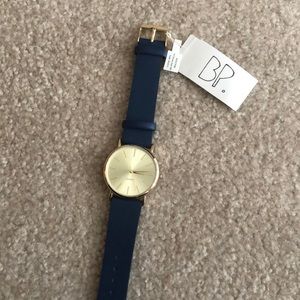 BP navy blue watch